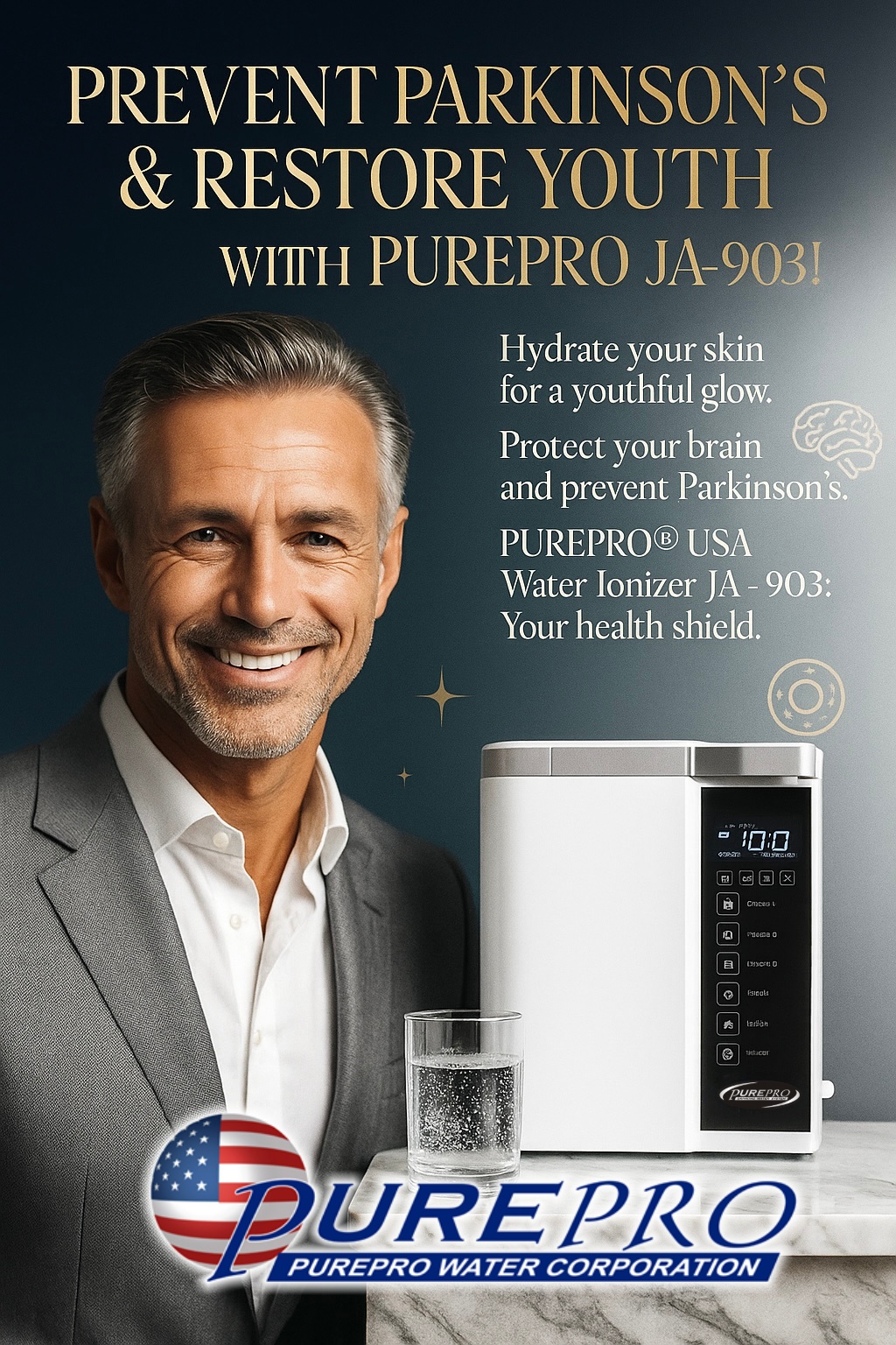 PurePro® JA-903 Electrolyzed Reduced Water (ERW) 